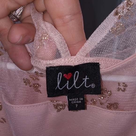 Light pink and gold glitter - Picture 2 of 3